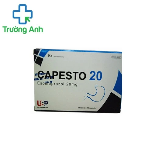 Capesto 20mg - Thuốc điều trị trào ngược dạ dày, thực quản hiệu quả của US Pharma USA