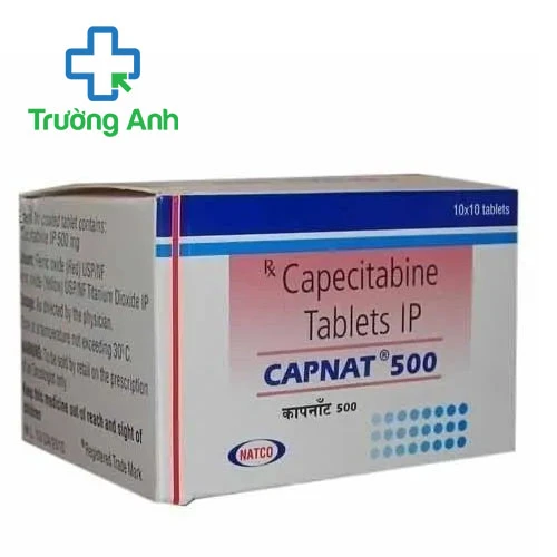 Capnat 500 Natco - Thuốc điều trị ung thư hiệu quả