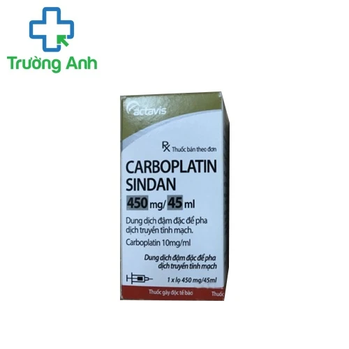 Carboplatin sindan 450mg/45ml - Thuốc điều trị ung thư hiệu quả của Actavis