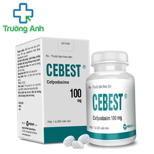 Cebest 100mg (viên nén) - Thuốc điều trị nhiễm khuẩn hiệu quả của Merap 