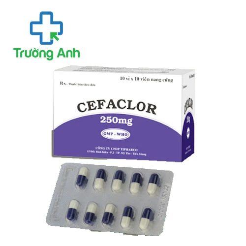Cefaclor 250mg Tipharco - Thuốc điều trị nhiễm khuẩn hiệu quả 