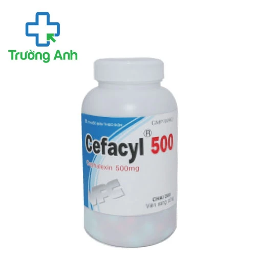Cefacyl 500 (chai 200 viên) - Thuốc điều trị nhiễm khuẩn hiệu quả của VPC