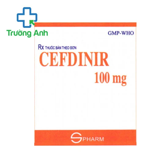 Cefdinir 100mg S.Pharm -  Giải pháp điều trị nhiễm khuẩn hiệu quả 