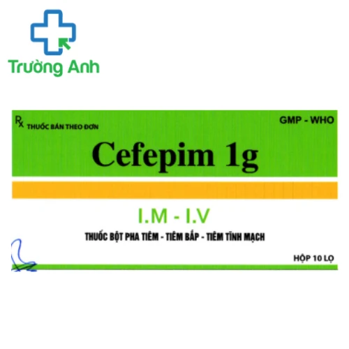 Cefepim 1g VCP - Thuốc điều trị nhiễm khuẩn hiệu quả 
