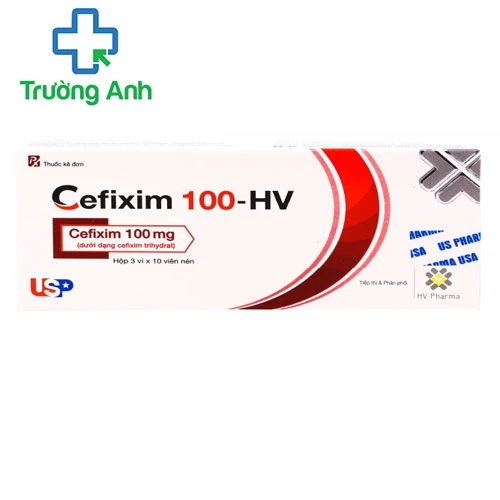 Cefixim 100-HV USP - Thuốc điều trị nhiễm khuẩn hiệu quả
