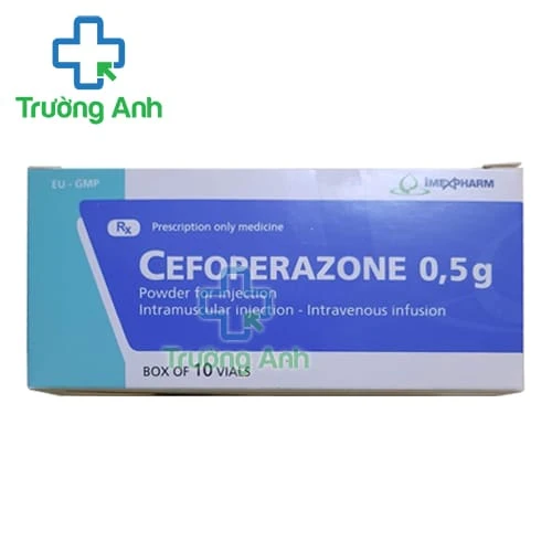 Cefoperazone 0,5g Imexpharm - Thuốc điều trị nhiễm trùng hiệu quả