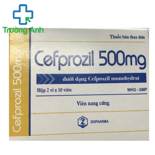 Cefprozil 500mg (viên nén) - Thuốc điều trị nhiễm khuẩn của Dopharma