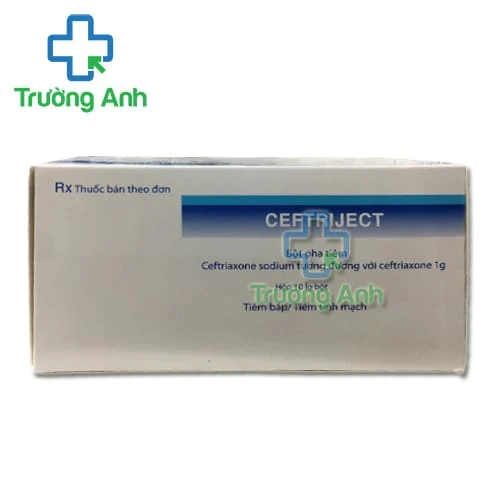 Ceftriject 1g Qilu Pharma - Thuốc điều trị nhiễm khuẩn nặng hiệu quả