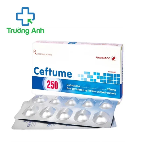 Ceftume 250 Pharbaco - Thuốc điều trị nhiễm khuẩn hiệu quả