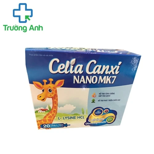 Celia canxi nano MK7 - Giúp bổ sung canxi, vitamin D hiệu quả