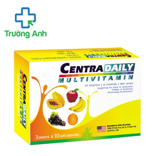 Centra Daily Sirio Pharma - Hỗ trợ bổ sung vitamin và khoáng chất hiệu quả