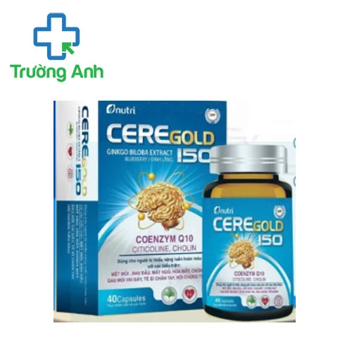 Ceregold 150 Santex - Hỗ trợ tăng cường tuần hoàn máu não