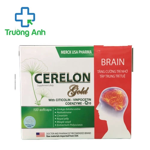 Cerelon Gold Merck USA Pharma - Hỗ trợ hoạt huyết tăng cường lưu thông máu