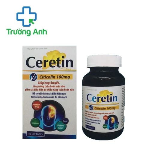 Ceretin Santex (lọ 60 viên) - Tăng cường tuần hoàn máu não hiệu quả