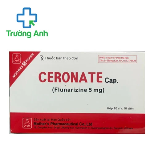 Ceronate Cap. 5mg Mother’S Pharma - Thuốc điều trị đau nửa đầu hiệu quả