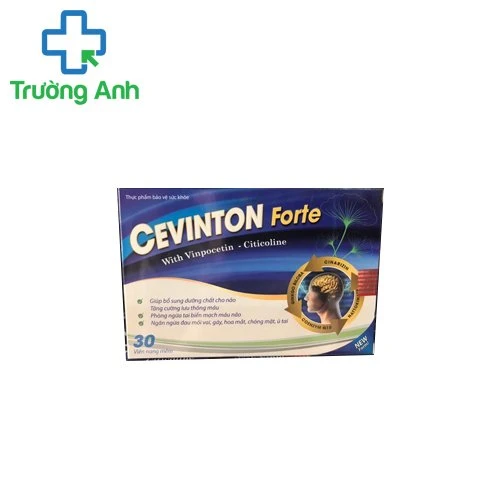 Cevinton Forte with Vinpocetin - Citicoline - Giúp bổ sung dưỡng chất cho não hiệu quả