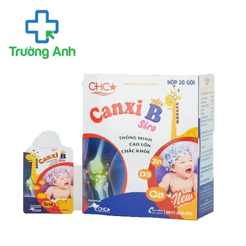 CHC Canxi B Siro (gói 5ml) - Hỗ trợ bổ sung canxi và vitamin D3 hiệu quả