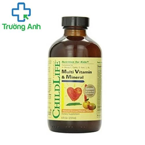 Childlife Multi Vitamin & Mineral 237ml - Thuốc bổ giúp tăng cường sức khỏe hiệu quả
