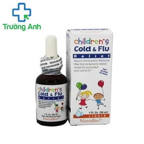 Children cold & flu relief natrabio - Giúp hỗ trợ điều trị nhức đầu sổ mũi hiệu quả