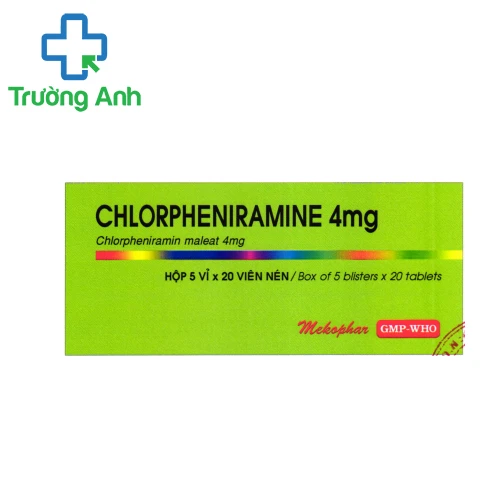 Chlorpheniramine 4mg Mekophar - Thuốc điều trị dị ứng hiệu quả