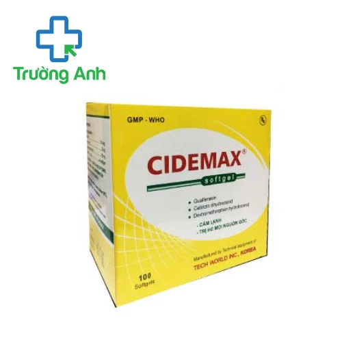 Cidemax Softgel (100 viên) - Thuốc điều trị viêm mũi dị ứng hiệu quả