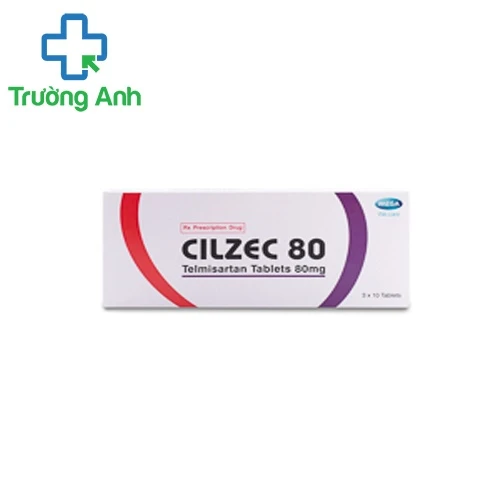 CILZEC 80 - Thuốc điều trị tăng huyết áp hiệu quả của Ấn Độ