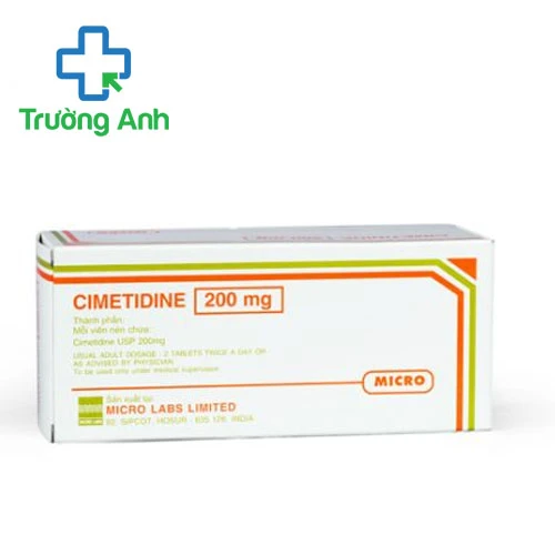 Cimetidine 200mg Micro - Thuốc điều trị loét dạ dày tá tràng hiệu quả