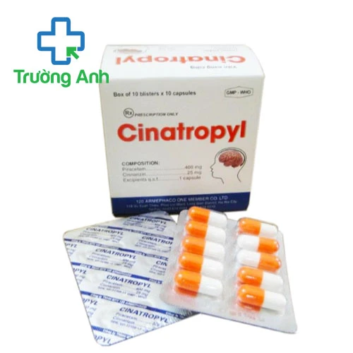 Cinatropyl - Thuốc điều trị suy mạch não mạn tính của Armephaco