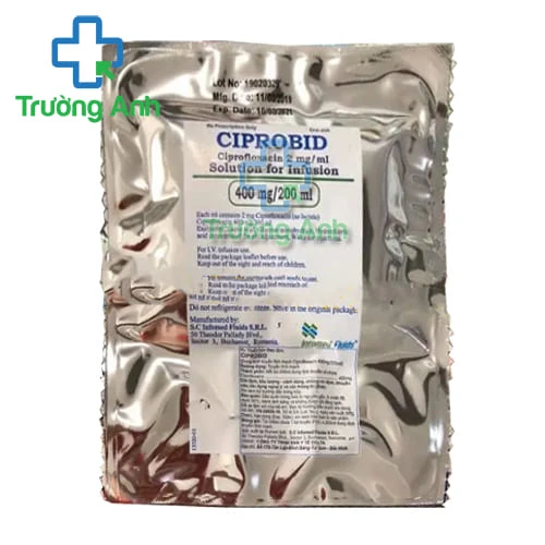 Ciprobid 400mg/200ml - Thuốc điều trị nhiễm khuẩn hiệu quả của Romania