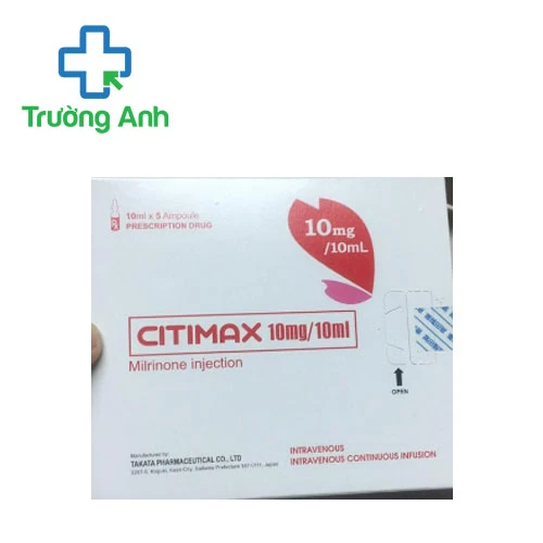 Citimax 10mg/10ml Takata - Thuốc điều trị suy tim hiệu quả của Nhật Bản