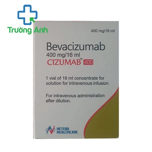 Cizumab 400mg/16ml - Thuốc điều trị ung thư phổi, u não hiệu quả của Hetero