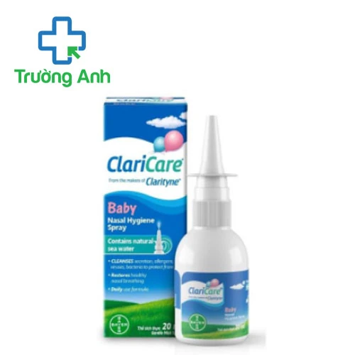 Claricare Baby Nasal Hygiene Spray 20ml - Dung dịch vệ sinh mũi hàng ngày 