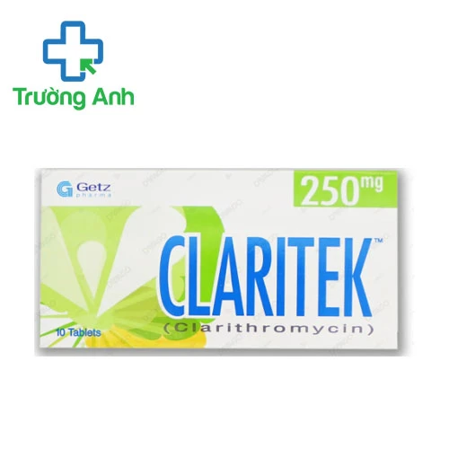 Claritek 250mg Getz Pharma (viên) - Thuốc điều trị nhiễm khuẩn hiệu quả