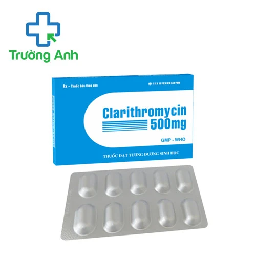 Clarithromycin 500mg Tipharco - Thuốc điều trị nhiễm khuẩn hiệu quả