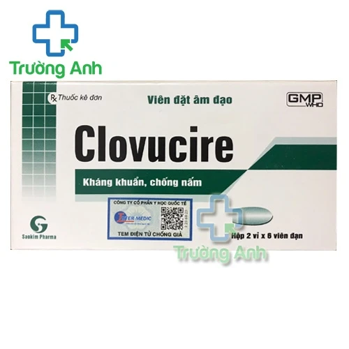 Clovucire - Viên đặt điều trị viêm nhiễm phụ khoa hiệu quả