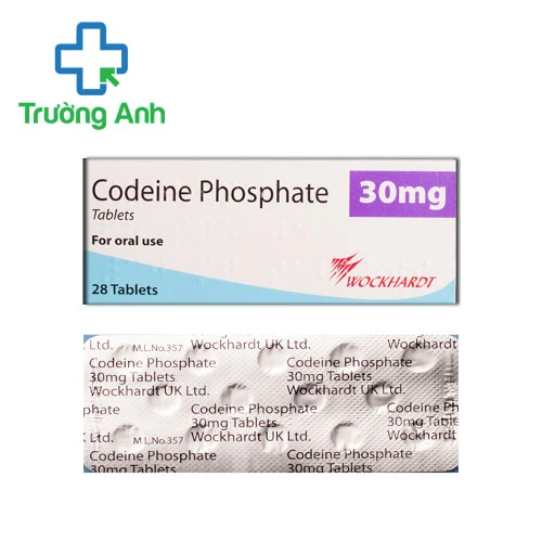 Codeine Phosphate 30mg WockHardt - Thuốc giảm đau hiệu quả