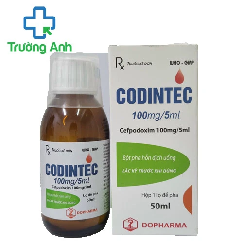 Codintec 100mg/5ml Dopharma (50ml) - Thuốc điều trị nhiễm khuẩn hiệu quả