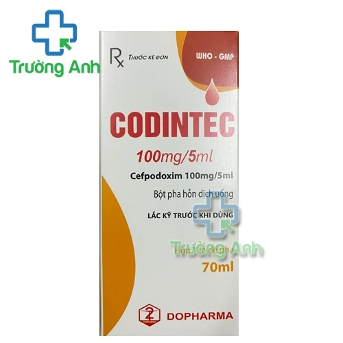 Codintec 100mg/5ml Dopharma (70ml) -Thuốc điều trị nhiễm khuẩn