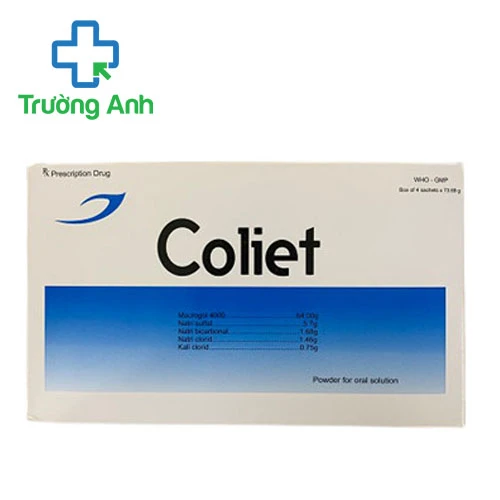 Coliet - Thuốc điều trị táo bón hiệu quả ở người lớn