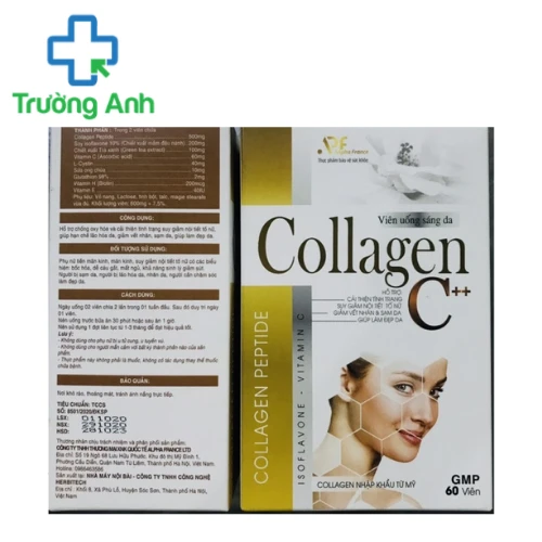 Collagen C++ - Viên uống sáng da của Alphafrance