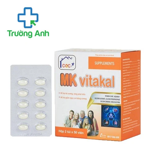 CQC MK Vitakal (100 viên) - Hỗ trợ bổ sung canxi và vitamin hiệu quả