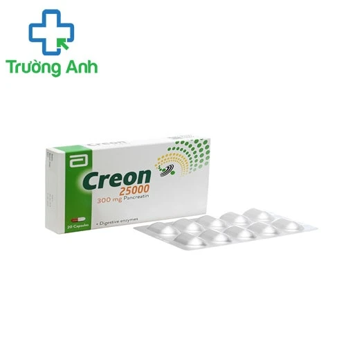 Creon 25000 - Thuốc điều trị suy ngoại tiết tuyến tụy hiệu quả