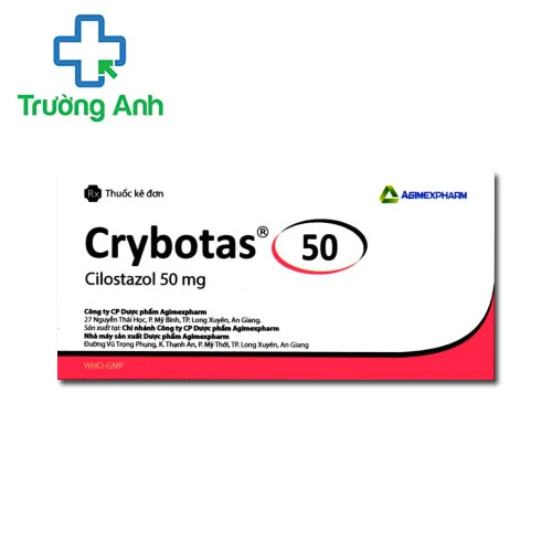 Crybotas 50 - Thuốc điều trị thiếu máu, tắc nghẽn mạch máu 