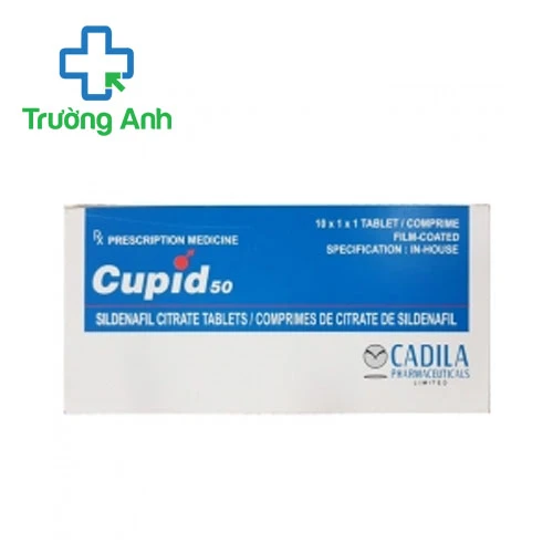 Cupid 50 Cadila - Thuốc điều trị rối loạn cương dương hiệu quả 