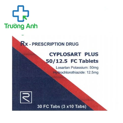 Cyplosart plus 50/12,5 FC tablets - Thuốc điều trị tăng huyết áp hiệu quả