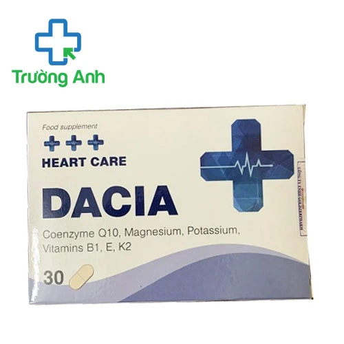 Dacia Fortex Nutraceuticals - Viên uống giúp giảm nguy cơ mắc các bệnh tim mạch