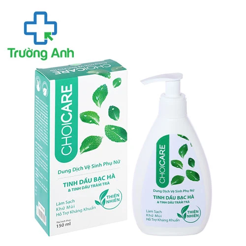 Dung dịch vệ sinh phụ nữ Choicare 150ml Nature Pharma (Bạc hà & tràm trà)