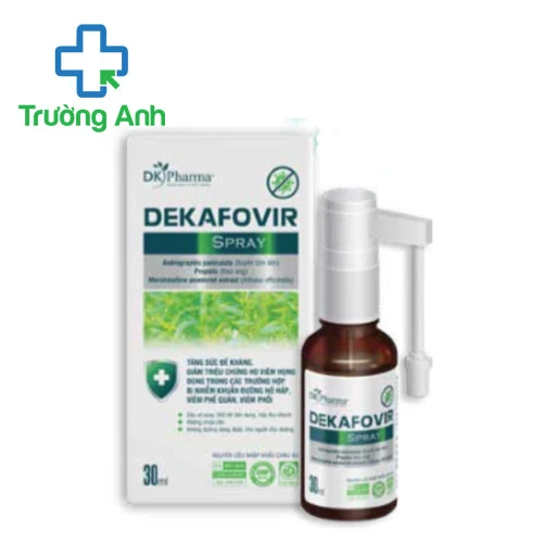 Dekafovir Spray DK Pharma - Xịt họng giảm đau rát họng hiệu quả