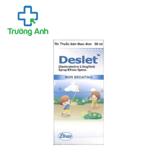 Deslet 30mg/60ml Efroze - Thuốc điều trị viêm mũi dị ứng hiệu quả