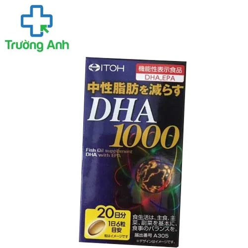 DHA 1000mg - Giúp tăng cường trí nhớ hiệu quả của Nhật Bản